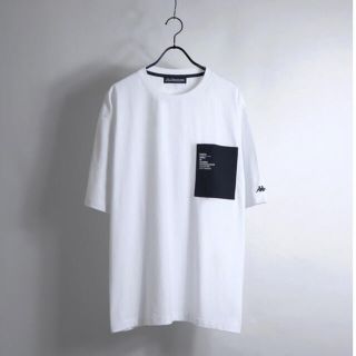 カッパ(Kappa)のkappa カッパ ナイロンポケット ビックシルエットTシャツ 白(Tシャツ/カットソー(半袖/袖なし))