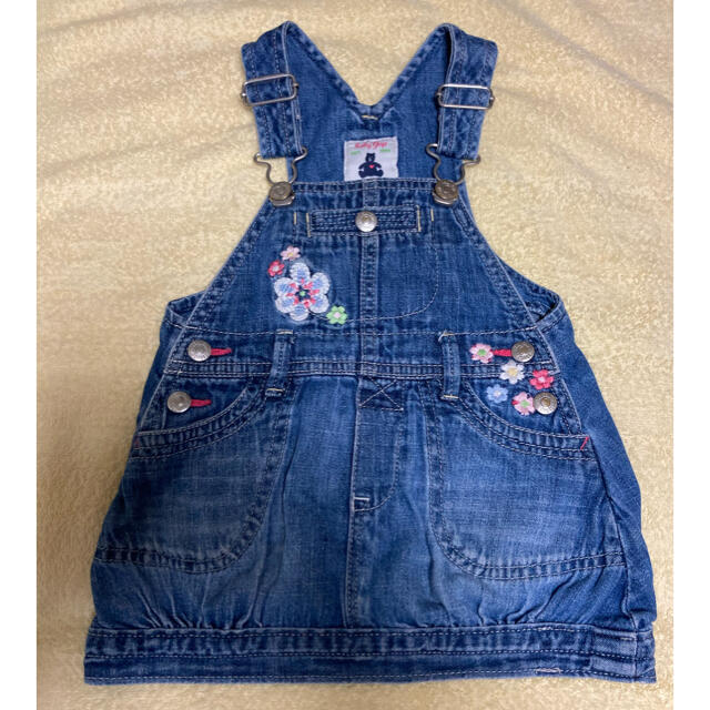 babyGAP(ベビーギャップ)のデニム　ジャンパースカート キッズ/ベビー/マタニティのベビー服(~85cm)(ワンピース)の商品写真