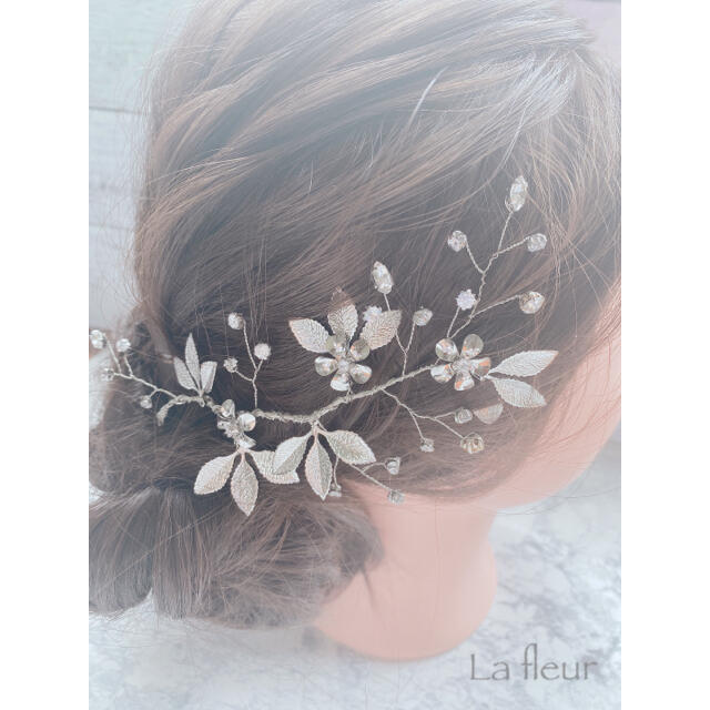 小枝 ヘッドピース ヘッドドレス リーフ