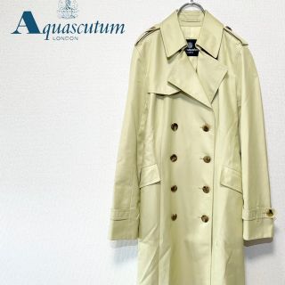 アクアスキュータム(AQUA SCUTUM)のAquascutum アクアスキュータム トレンチコート ベルト付き M(トレンチコート)