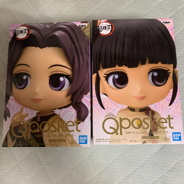 BANPRESTO(バンプレスト)の鬼滅の刃　Qposket 胡蝶しのぶ　栗花落カナヲ　フィギュア2点セット エンタメ/ホビーのフィギュア(アニメ/ゲーム)の商品写真