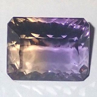 天然 バイカラー アメトリン 8.43ct イエロー ＆ パープル(その他)