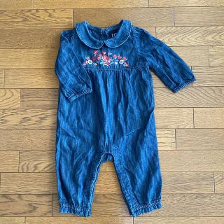 ベビーギャップ(babyGAP)のbabyGAP 長袖ロンパース　3-6month(ロンパース)