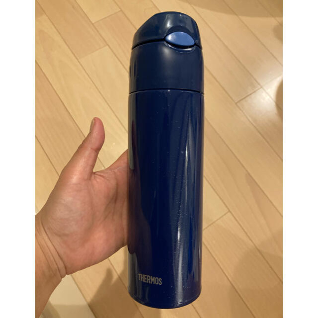 THERMOS(サーモス)のサーモス  ストロー  水筒　青　ブルー　 キッズ/ベビー/マタニティの授乳/お食事用品(水筒)の商品写真