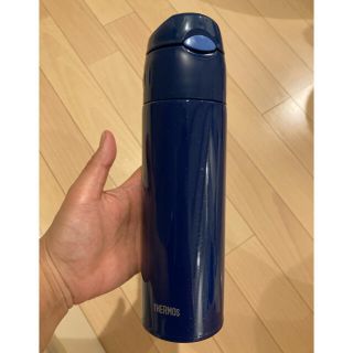 サーモス(THERMOS)のサーモス  ストロー  水筒　青　ブルー　(水筒)