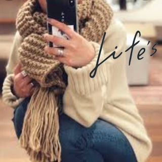 トゥデイフル(TODAYFUL)の【未使用】 TODAYFUL Voluminous Knit Muffler(マフラー/ショール)