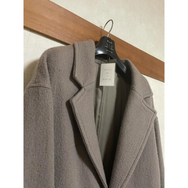 Name. WASHED MELTON CHESTERFIELD COAT