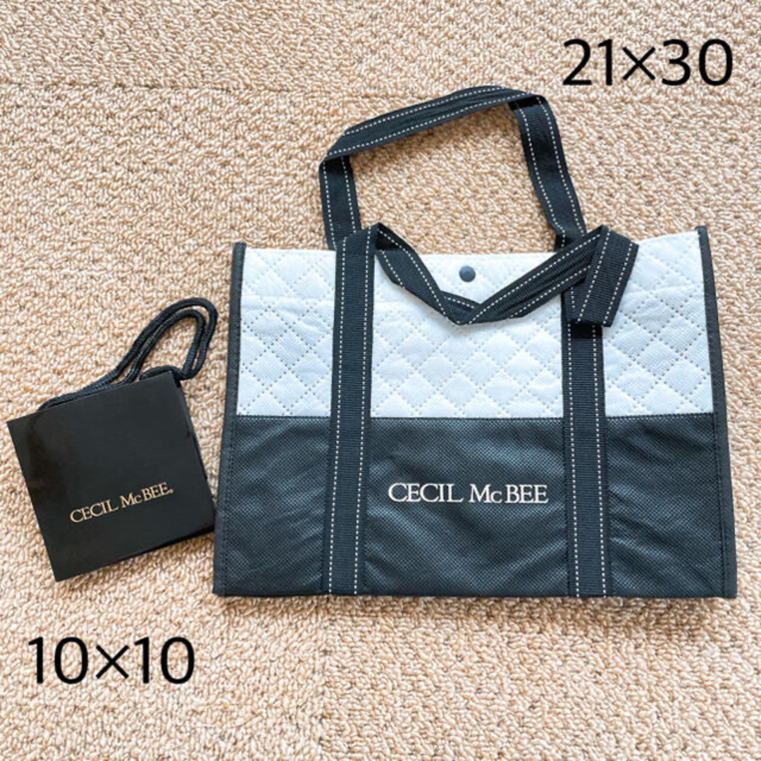 CECIL McBEE(セシルマクビー)のセシルマクビー　ショップバック　ショッパー　まとめ売り レディースのバッグ(ショップ袋)の商品写真