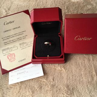 カルティエ(Cartier)のキャサリン様専用   カルティエリング❣️            保証書ケース付(リング(指輪))