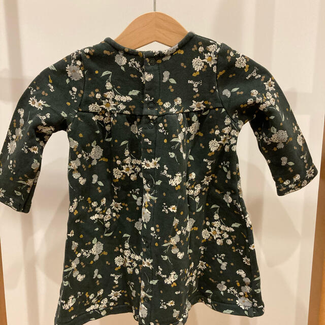 PETIT BATEAU(プチバトー)のお値下げ　プチバトー　ワンピース12m キッズ/ベビー/マタニティのベビー服(~85cm)(ワンピース)の商品写真