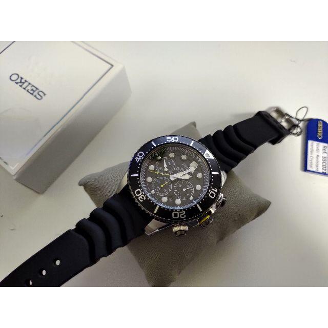 本物の  ソーラー SEIKO セイコー - SEIKO クロノグラフ SSC021P 腕時計 ダイバーズ 腕時計(アナログ)