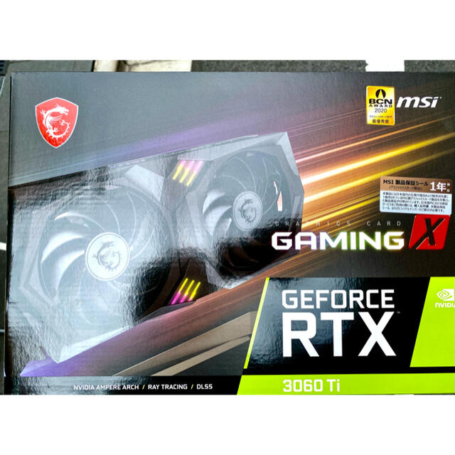 【新品・未開封】RTX 3060 Ti GAMING X 8G LHR