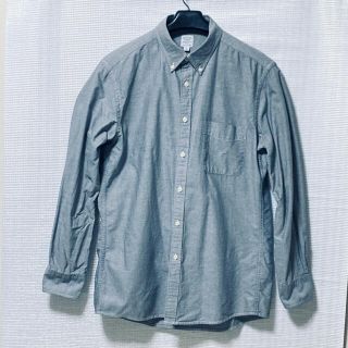 ユニクロ(UNIQLO)のユニクロ　オックスフォードシャツ　ボタンダウン　グレー(シャツ)