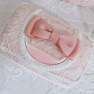 ウェットティッシュケース♡くすみピンク(外出用品)