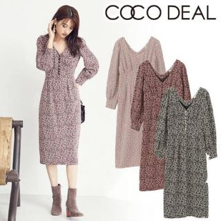 ココディール(COCO DEAL)のCOCODEAL【予約完売商品】ワンピース(ひざ丈ワンピース)