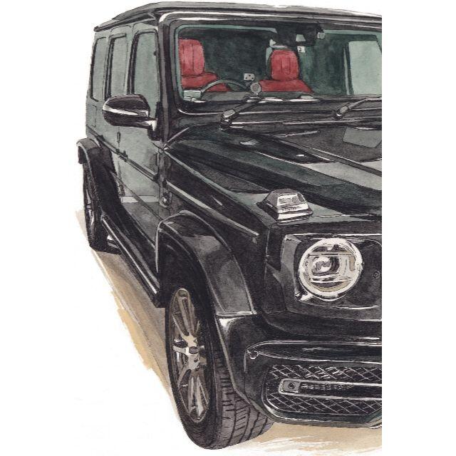 GC-1699メルセデスAMG G63限定版画サイン額装作家平右ヱ門 - 版画