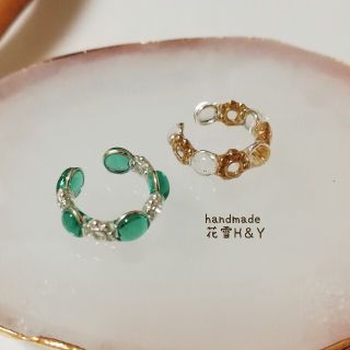 ハンドメイド⭐イヤーカフセット(レジン)(イヤーカフ)