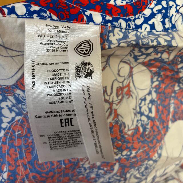 ETRO トムとジェリーコラボシャツ サイズ42 - シャツ
