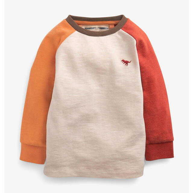 NEXT(ネクスト)のラストブラウン コージー長袖ラグランTシャツ（3m-7y） キッズ/ベビー/マタニティのベビー服(~85cm)(シャツ/カットソー)の商品写真