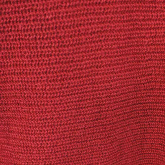 新品ニットプルオーバー　赤　レッド レディースのトップス(ニット/セーター)の商品写真