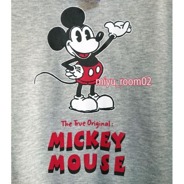 ミッキーマウス(ミッキーマウス)の【新品☆】ミッキー トレーナー(裏ボア)☆4L レディースのトップス(トレーナー/スウェット)の商品写真