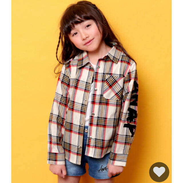 ANAP Kids(アナップキッズ)のキッズ⭐︎チェックシャツ キッズ/ベビー/マタニティのキッズ服男の子用(90cm~)(ジャケット/上着)の商品写真