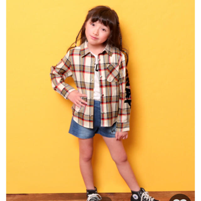 ANAP Kids(アナップキッズ)のキッズ⭐︎チェックシャツ キッズ/ベビー/マタニティのキッズ服男の子用(90cm~)(ジャケット/上着)の商品写真