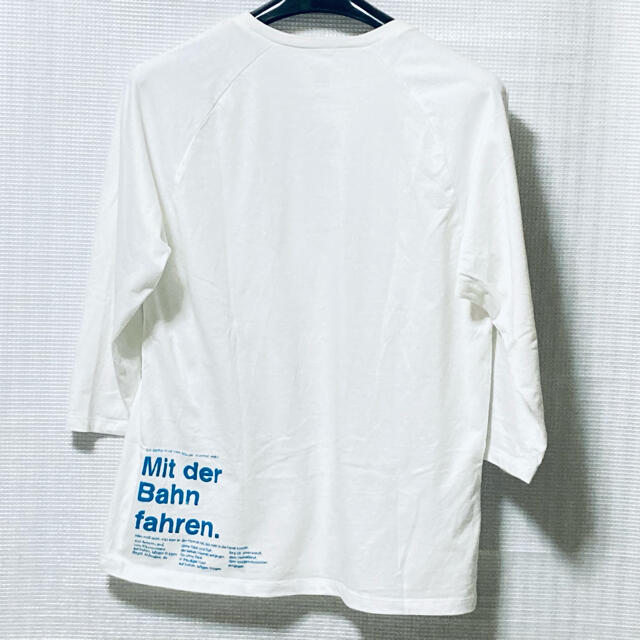 Design Tshirts Store graniph(グラニフ)のグラニフ Tシャツ　白　7分袖 メンズのトップス(Tシャツ/カットソー(七分/長袖))の商品写真