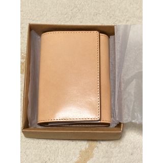 ムジルシリョウヒン(MUJI (無印良品))のMUJI 無印良品 イタリア産ヌメ革 三つ折り財布(折り財布)