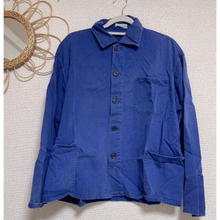 サンタモニカ(Santa Monica)のvintage work  coat blue(ミリタリージャケット)