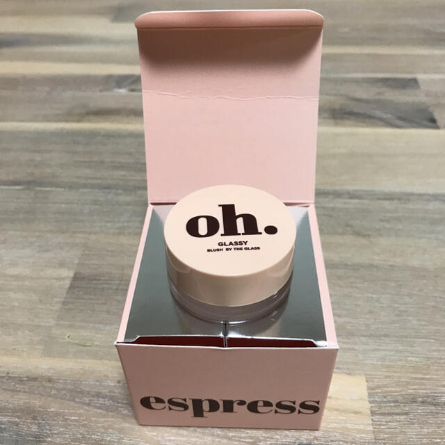 espressoh エスプレッソ　日本未上陸　透明チーク