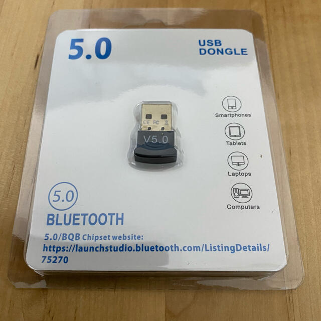 【新品未使用品】Bluetooth USB アダプタ スマホ/家電/カメラのPC/タブレット(PC周辺機器)の商品写真