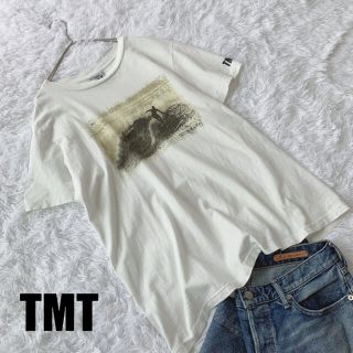 ティーエムティー(TMT)のトモヒロ様専用 TMT サーフデザイン プリントTシャツ  白(Tシャツ/カットソー(半袖/袖なし))