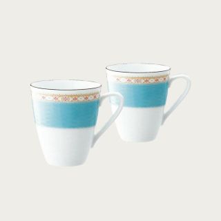 ノリタケ(Noritake)の〈値下げ〉【新品未使用】noritake ハミングブルー マグカップ セット(食器)