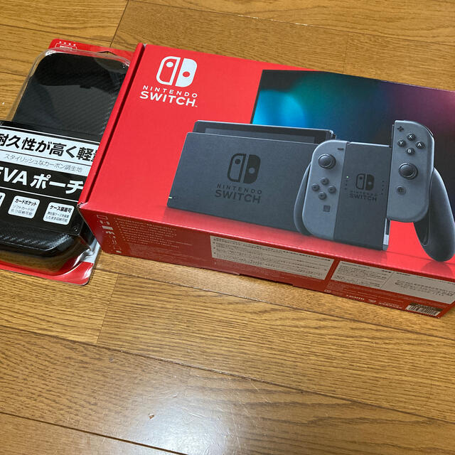 Nintendo Switch(ニンテンドースイッチ)のNintendo Switch 本体 Joy-Con (L)/(R)グレー エンタメ/ホビーのゲームソフト/ゲーム機本体(家庭用ゲーム機本体)の商品写真