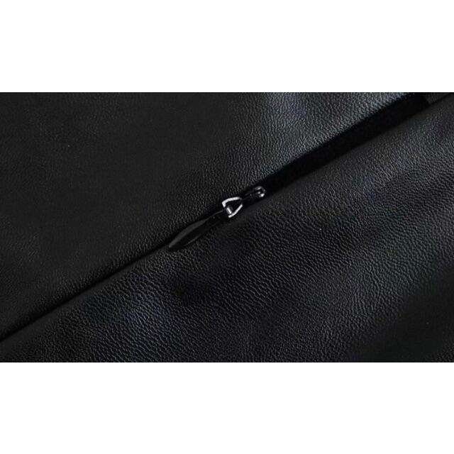 ZARA(ザラ)の🌰9月新作🌾5864◆black フェイクレザー PU スリット タイトスカート レディースのスカート(ひざ丈スカート)の商品写真