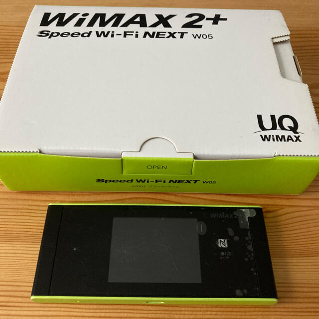 【セット】WiMAX 2+ Speed Wi-Fi NEXT W05_クレードル スマホ/家電/カメラのPC/タブレット(PC周辺機器)の商品写真