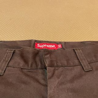 シュプリーム(Supreme)の最終価格　supreme work pants brown 30(ワークパンツ/カーゴパンツ)