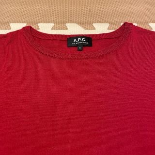 アーペーセー(A.P.C)のa.p.c ニット　赤(ニット/セーター)