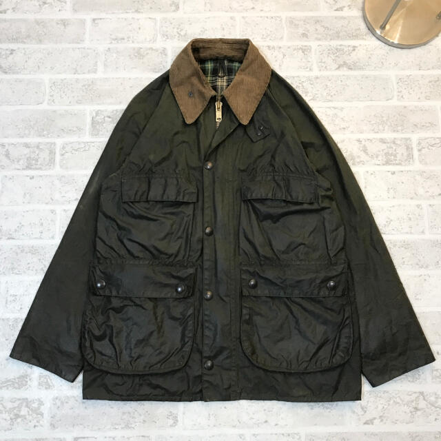 Barbour - 初期モデル 2クラウン バブアー ビデイル 4つポケ 棒ジップ