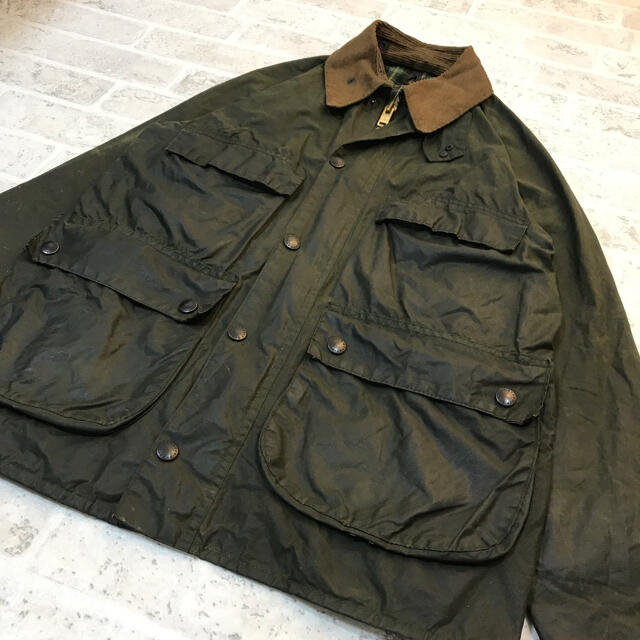 最初期◎1982 c38 Barbour bedale ターコイズ ネイビー