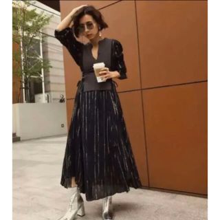 アメリヴィンテージ(Ameri VINTAGE)のAmeri vintage  washi layered dress(ロングワンピース/マキシワンピース)