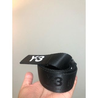 ワイスリー(Y-3)のY3 ロゴベルト ブラック Lサイズ(ベルト)