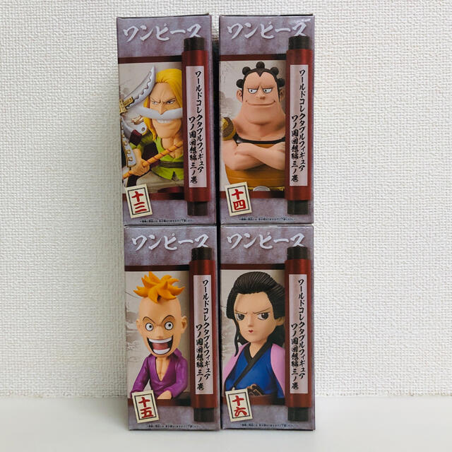 BANPRESTO(バンプレスト)のONE PIECE ワーコレ ワノ国回想編3 白ひげ、ジョズ、マルコ、イゾウ エンタメ/ホビーのフィギュア(アニメ/ゲーム)の商品写真