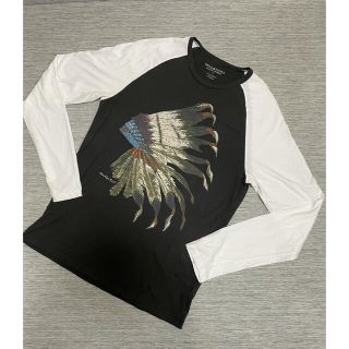 デニムアンドサプライラルフローレン(Denim & Supply Ralph Lauren)のデニム&サプライ ラルフローレン インディアン 長袖Tシャツ カットソー M(Tシャツ/カットソー(七分/長袖))