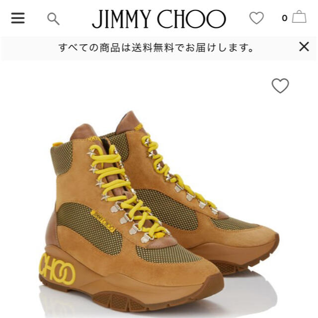 【別倉庫からの配送】 JIMMY CHOO - 【JIMMY CHOO】Inca High-Top Sneaker Boots スニーカー