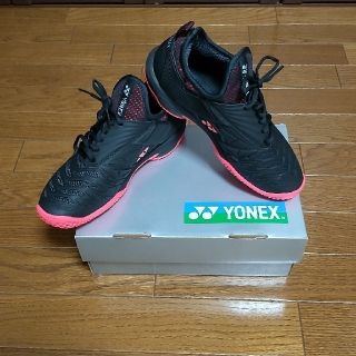 ヨネックス(YONEX)のYONEX　テニスシューズ　ブラック　23.5cm(シューズ)