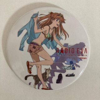 エヴァ 缶バッジ アスカ RADIO EVA(バッジ/ピンバッジ)