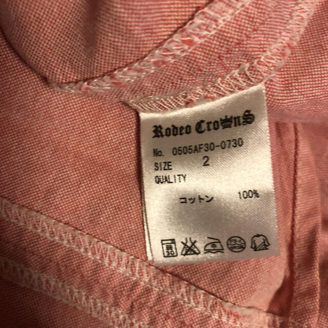 RODEO CROWNS(ロデオクラウンズ)のrodeo crownsシャツ レディースのトップス(シャツ/ブラウス(長袖/七分))の商品写真