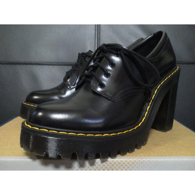 Dr.Martens(ドクターマーチン)のDr.Martens SALOME UK4 黒 厚底 ヒール サロメ レディースの靴/シューズ(ローファー/革靴)の商品写真